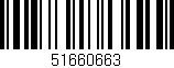 Código de barras (EAN, GTIN, SKU, ISBN): '51660663'