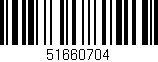 Código de barras (EAN, GTIN, SKU, ISBN): '51660704'