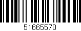 Código de barras (EAN, GTIN, SKU, ISBN): '51665570'