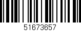 Código de barras (EAN, GTIN, SKU, ISBN): '51673657'
