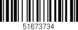 Código de barras (EAN, GTIN, SKU, ISBN): '51673734'