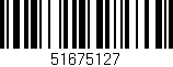 Código de barras (EAN, GTIN, SKU, ISBN): '51675127'