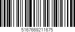 Código de barras (EAN, GTIN, SKU, ISBN): '5167669211675'