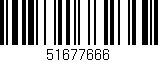 Código de barras (EAN, GTIN, SKU, ISBN): '51677666'