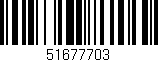 Código de barras (EAN, GTIN, SKU, ISBN): '51677703'