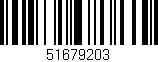 Código de barras (EAN, GTIN, SKU, ISBN): '51679203'