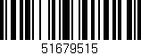 Código de barras (EAN, GTIN, SKU, ISBN): '51679515'