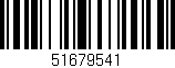 Código de barras (EAN, GTIN, SKU, ISBN): '51679541'