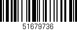 Código de barras (EAN, GTIN, SKU, ISBN): '51679736'