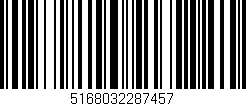 Código de barras (EAN, GTIN, SKU, ISBN): '5168032287457'