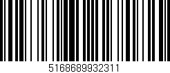 Código de barras (EAN, GTIN, SKU, ISBN): '5168689932311'