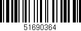 Código de barras (EAN, GTIN, SKU, ISBN): '51690364'