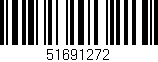 Código de barras (EAN, GTIN, SKU, ISBN): '51691272'