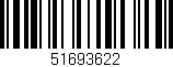 Código de barras (EAN, GTIN, SKU, ISBN): '51693622'