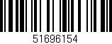 Código de barras (EAN, GTIN, SKU, ISBN): '51696154'
