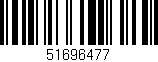 Código de barras (EAN, GTIN, SKU, ISBN): '51696477'
