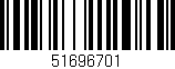 Código de barras (EAN, GTIN, SKU, ISBN): '51696701'