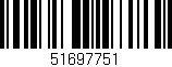Código de barras (EAN, GTIN, SKU, ISBN): '51697751'