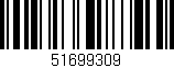 Código de barras (EAN, GTIN, SKU, ISBN): '51699309'