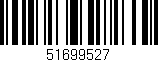 Código de barras (EAN, GTIN, SKU, ISBN): '51699527'