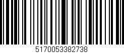 Código de barras (EAN, GTIN, SKU, ISBN): '5170053382738'
