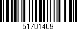 Código de barras (EAN, GTIN, SKU, ISBN): '51701409'