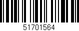 Código de barras (EAN, GTIN, SKU, ISBN): '51701564'