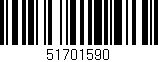 Código de barras (EAN, GTIN, SKU, ISBN): '51701590'