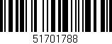 Código de barras (EAN, GTIN, SKU, ISBN): '51701788'