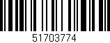 Código de barras (EAN, GTIN, SKU, ISBN): '51703774'