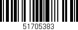 Código de barras (EAN, GTIN, SKU, ISBN): '51705383'