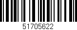 Código de barras (EAN, GTIN, SKU, ISBN): '51705622'