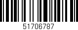 Código de barras (EAN, GTIN, SKU, ISBN): '51706787'