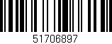 Código de barras (EAN, GTIN, SKU, ISBN): '51706897'