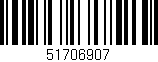 Código de barras (EAN, GTIN, SKU, ISBN): '51706907'