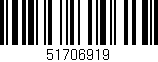 Código de barras (EAN, GTIN, SKU, ISBN): '51706919'