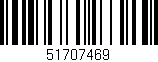 Código de barras (EAN, GTIN, SKU, ISBN): '51707469'