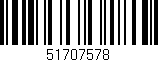 Código de barras (EAN, GTIN, SKU, ISBN): '51707578'