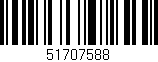 Código de barras (EAN, GTIN, SKU, ISBN): '51707588'