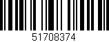 Código de barras (EAN, GTIN, SKU, ISBN): '51708374'