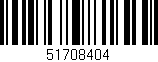 Código de barras (EAN, GTIN, SKU, ISBN): '51708404'