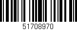 Código de barras (EAN, GTIN, SKU, ISBN): '51708970'