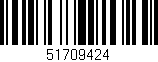 Código de barras (EAN, GTIN, SKU, ISBN): '51709424'