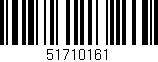 Código de barras (EAN, GTIN, SKU, ISBN): '51710161'
