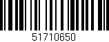 Código de barras (EAN, GTIN, SKU, ISBN): '51710650'