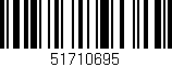 Código de barras (EAN, GTIN, SKU, ISBN): '51710695'