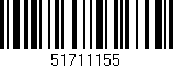 Código de barras (EAN, GTIN, SKU, ISBN): '51711155'