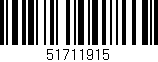 Código de barras (EAN, GTIN, SKU, ISBN): '51711915'