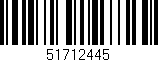 Código de barras (EAN, GTIN, SKU, ISBN): '51712445'