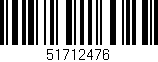 Código de barras (EAN, GTIN, SKU, ISBN): '51712476'